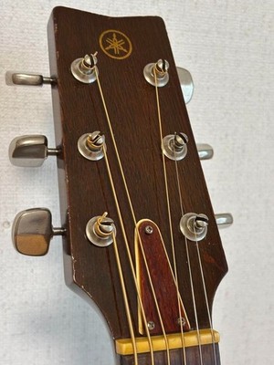 Vintage 1974 Yamaha FG-200 Green Label Acoustic Guitar Japan Rare