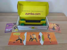 Zumba Fitness Set Toning Sticks & Total Body Transformation 4 DVD set excercise.