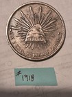 1900  Mexican Silver Peso FZ Mintmark — photo 1