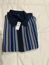 Express Men's Large Full Zip Collared Cardigan Sweater   New With Tags   