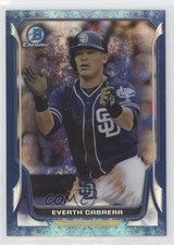 2014 Bowman Chrome Bubbles Refractor 14/99 Everth Cabrera #166 lz7