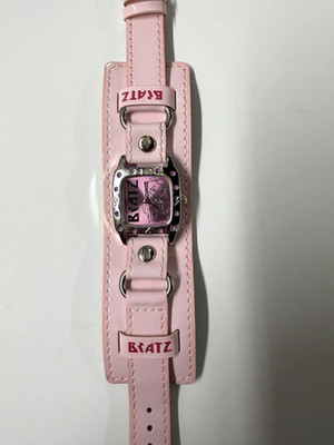 Vintage Bratz Pink Patent Leather Cuff Analog Watch 2005 Y2K Needs Battery