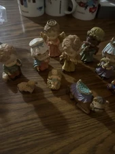 Nativity Set 10 Piece Set Three Inches Tall