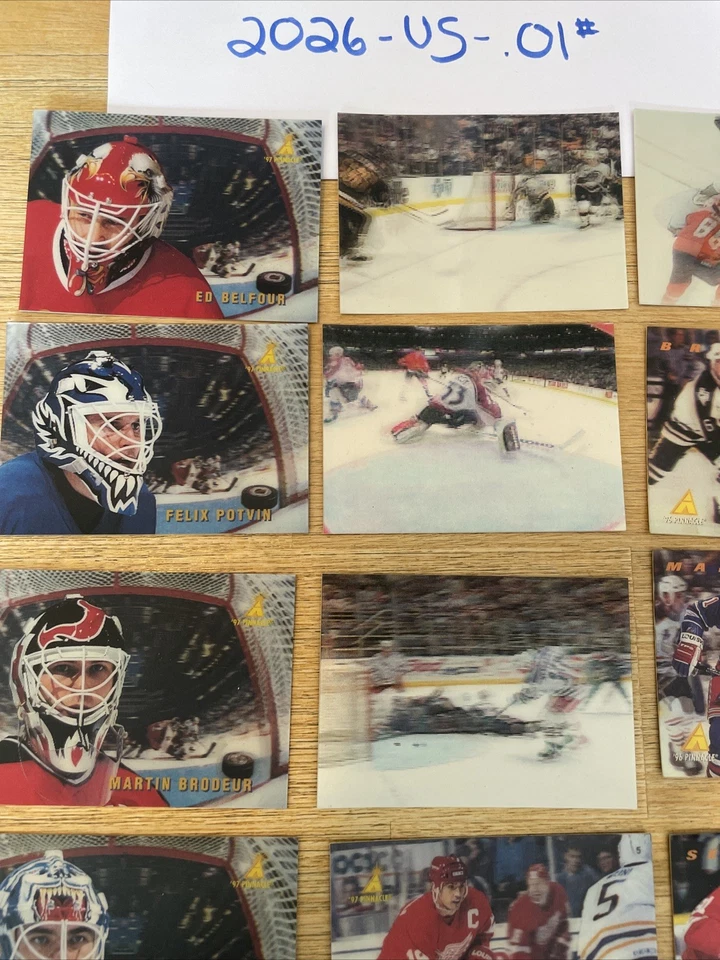 Pinnacle McDonald's 10 Different Goalie Card Lot HOF, Brodeur Joseph Roy 🥅 - Image 2 of 4