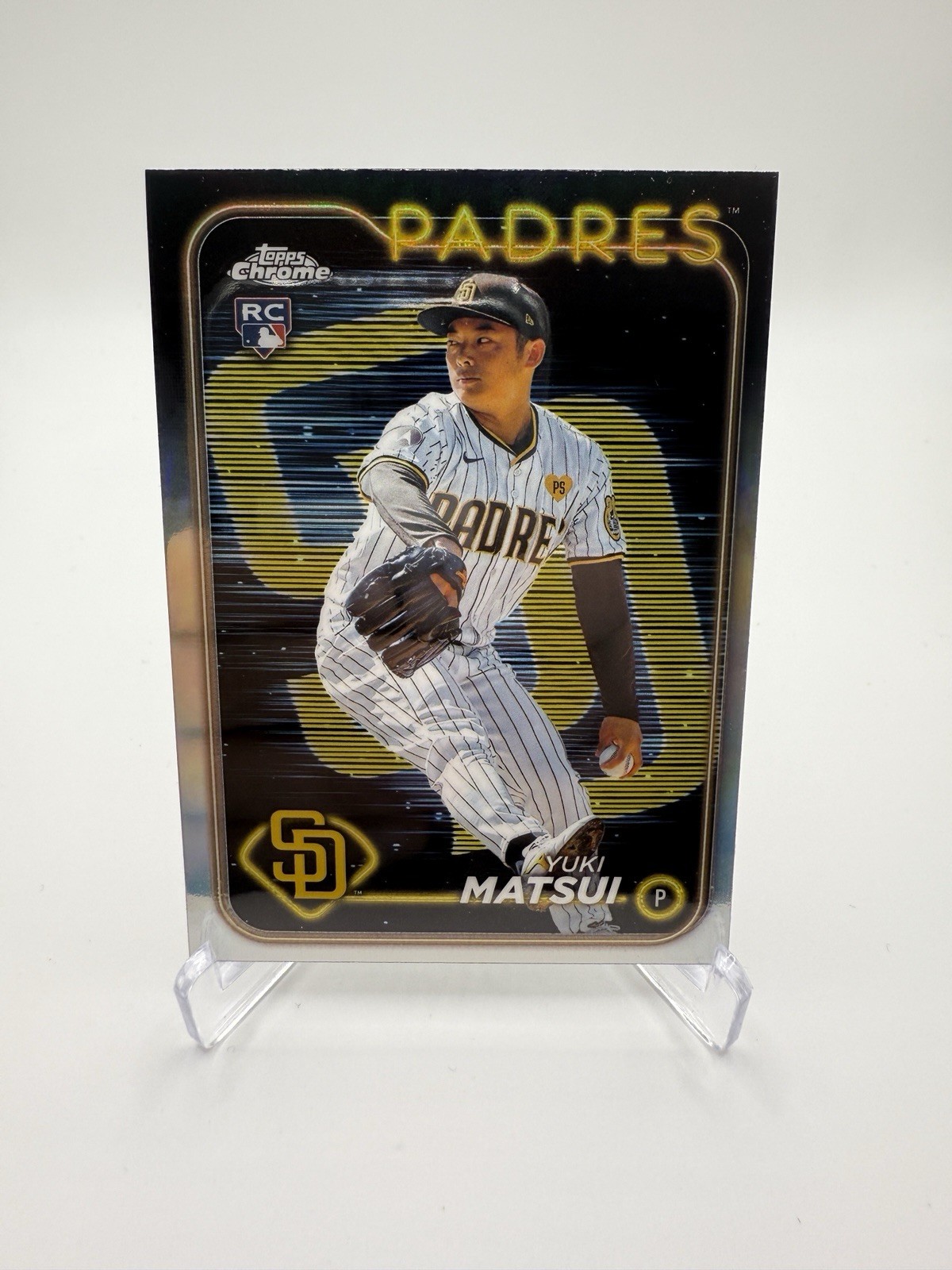 2024 Topps Chrome Yuki Matsui Rookie Lightboard Logo SP #116 🔥