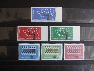 AM2 CEPT Europa Sätze PORTUGAL ZYPERN 1962 Postfrisch/MNH/