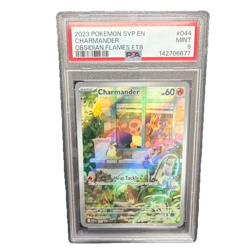 Pokemon TCG Charmander Obsidian Flames ETB Promo 044 PSA 9