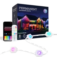 100FT Permanent Outdoor Lights 60 RGB LED Eave Light With APP Remote Control DIY