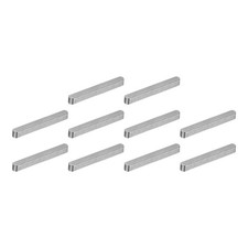10Pcs Round Ended Feather Key, 5x5x45mm Carbon Steel Parallel Drive Shaft Keys