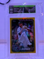 2024 Topps Series 1 Gold Foil #340 Austin Gomber Degree Gem 10