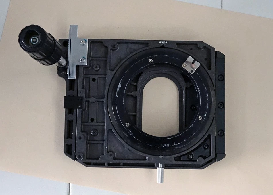 尼康 X-Y 机械舞台 适用于 ECLIPSE E-1000M 微波 带 MICRO-MACRO CONDSR — 第 3/4 张图片