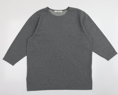Freizeit Damen Pullover Sweatshirt grau Baumwolle Größe 16 Pulli