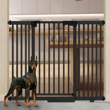 41 Inch Extra Tall Baby Gate for Large Dogs 54.7-63 Inch Wide