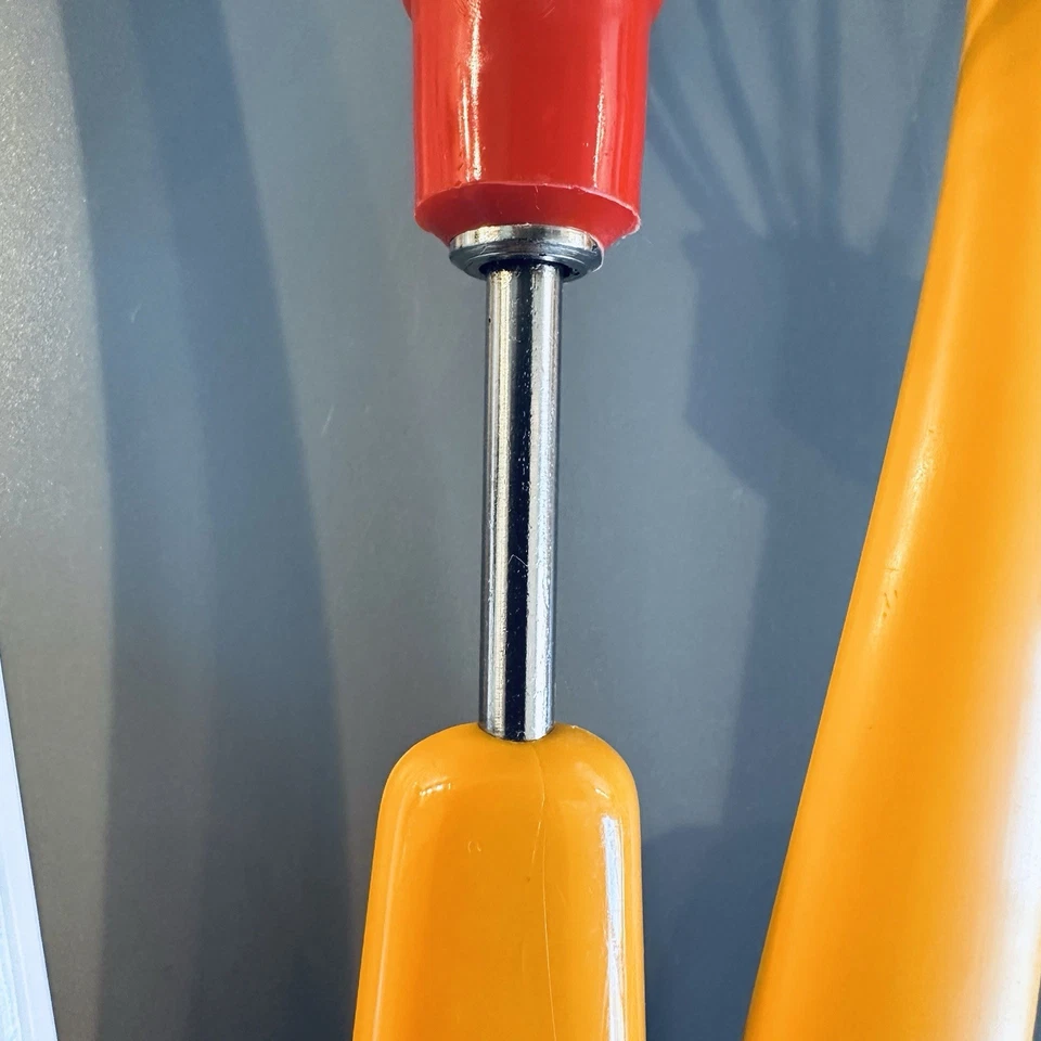 De colección Melamina Rosti Oetker Dinamarca Alemania Amarillo Rojo Blanco Utensilio Cuchara Espátula Foto 3 de 4