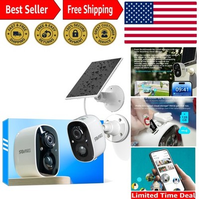 Vicohome CG6 Best 2K Solar Security Camera Wireless Outdoor System, No NVR Ne...