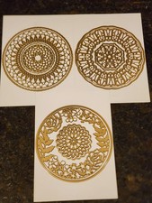 Anna Griffin Cut Away Circle Frame Dies Lot of 3 Concentric RETIRED AG1282H HTF