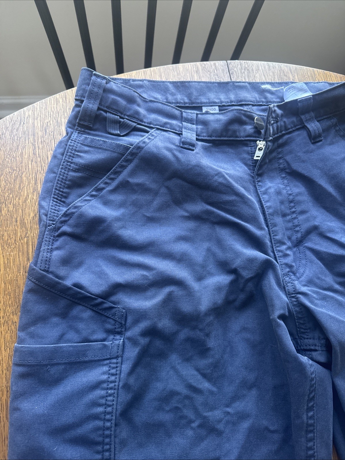 Carhartt Men’s - 32x29Carpenter Pants Navy Blue RN#14806 Straight Loose Fit thumbnail 8