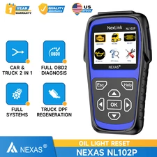 NEXAS NL102P Diesel Heavy Duty Truck Car OBD Diagnostic Tool DPF Regen Oil Reset