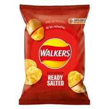 Walkers Ready Salted Crisps 32x32.5g