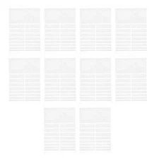 10 Sheets Resizer for Loose Invisible Reducer Guard Wide Bands