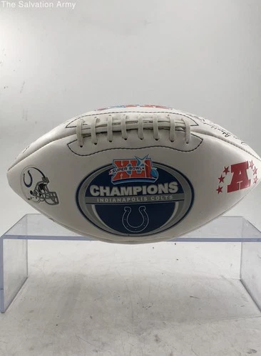 Multicolor Champions Super Bowl Indianapolis Colts Football-NFL Signed Ball