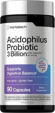 Probiotic for Women Men 3 Billion CFU 90 Capsules Non-GMO by Horbaach