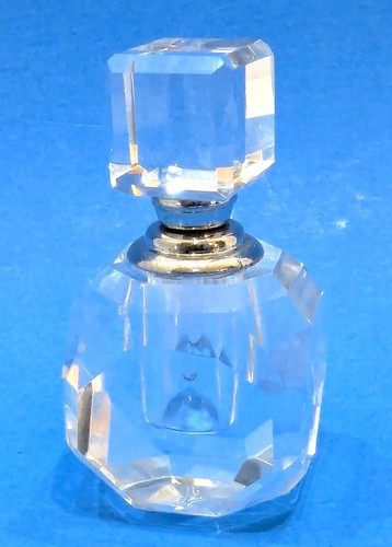 4er Set Oleg Cassini Babette Kristall Parfum Flakons Miniatur signiert - Bild 6 von 12