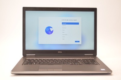 Dell Precision 7740 Laptop Intel i7-9850H 512GB NVME 32GB RAM RTX