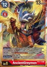 Great Legend - AncientGreymon (BT4-113) TCG Card SEC SECRET RARE