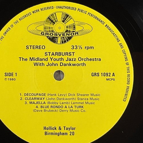 Midland Youth Jazz Orchestra John Dankworth Starburst LP 12’ Vinyl Record 1980 - Picture 5 of 6