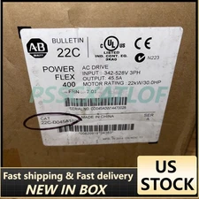 New Open Box Allen-Bradley 22C-D045A103 PowerFlex 400 22 kW 30 HP AC Drive