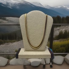 14K Gold filled 19" Long 3.7 W 7.8MM  Snake Chain GC-35 