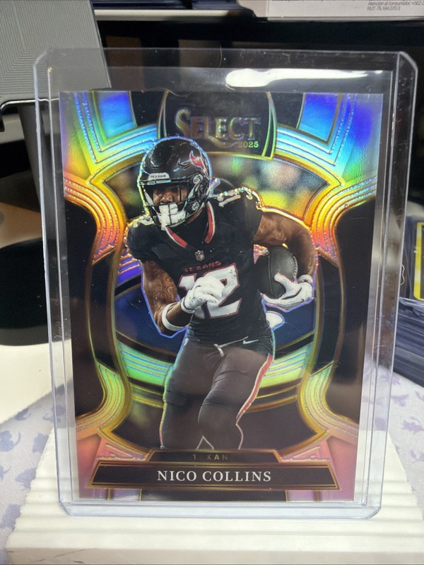 2025 Panini Select - Concourse Nico Collins #35 Silver Prizm