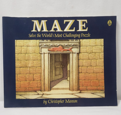 Maze Solve The Worlds Most Challenging Puzzle Christopher Manson Vintage Book