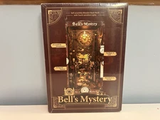 Bell’s Mystery DIY Book Nook Kit – Touch Light Wooden Bookshelf Insert NEW