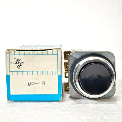 MARUYASU DENGYO MP-1B BLACK PUSH BUTTON NEW