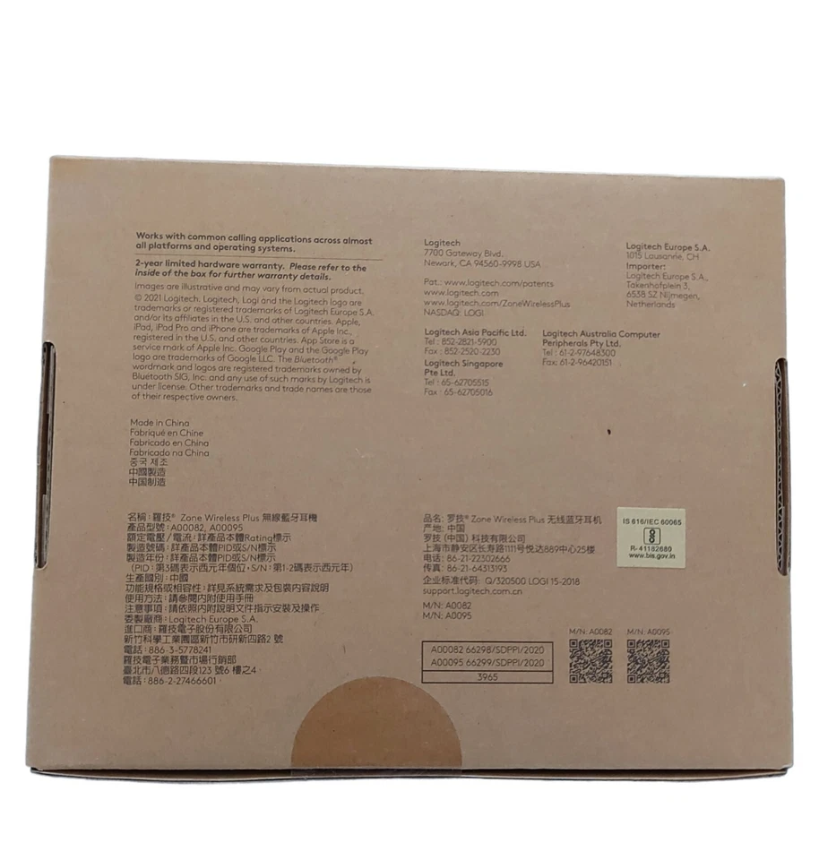 Logitech Zone Wireless Plus UC cuffie business videoconferenza Teams Zoom - Immagine 3 di 4