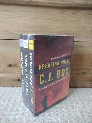 C J Box 3-Buch Set NEU Bruchstelle, Stein kalt, gefährdet 