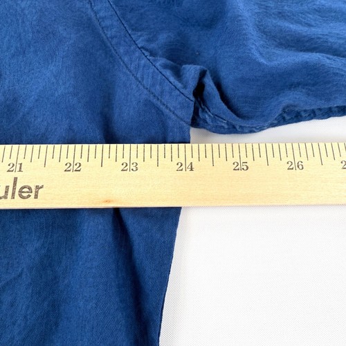 Au Noir Shirt Mens Size 6 Extra Large Blue Button Up Long Sleeve Preppy Casual - Picture 7 of 11