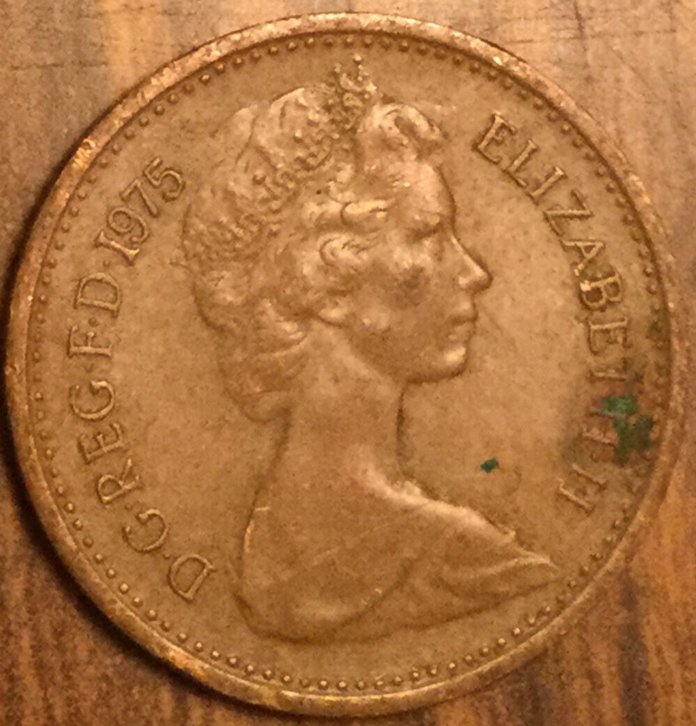 1975 UK GB GREAT BRITAIN NEW 1/2 PENNY COIN