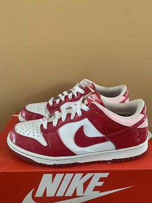 Nike Dunk Low Valentine Day 2010 Varsity Red St Johns Size 6.5y SB