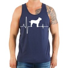 Träger Shirt Tank Top Dogo Canario Herzschlag Presa kanarische Dogge Geschenk