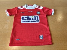 O'neills Cork  GAA SHIRT TRIKOT JERSY CAMISETA MAGLIA size 7/8