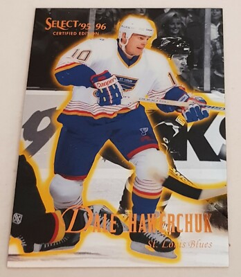 NHL Dale Haverchuk #97 St. Louis Blues Pinnacle 1996 Select Certified Edition