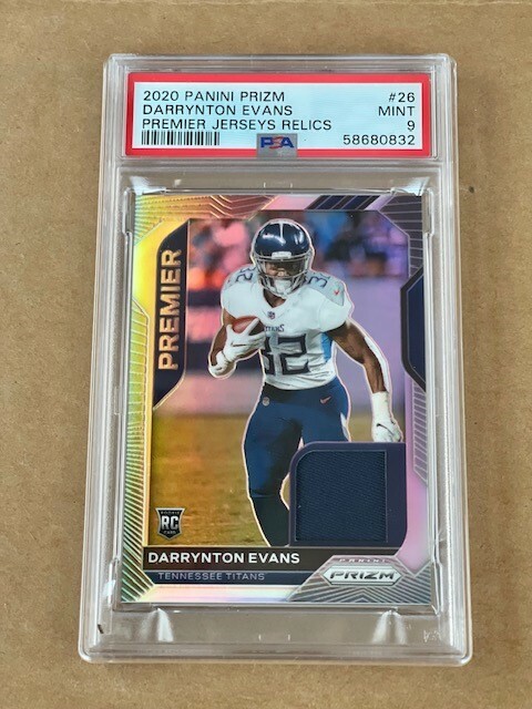 Darrynton Evans Panini Prizm Premier Jerseys Relics #26 Base