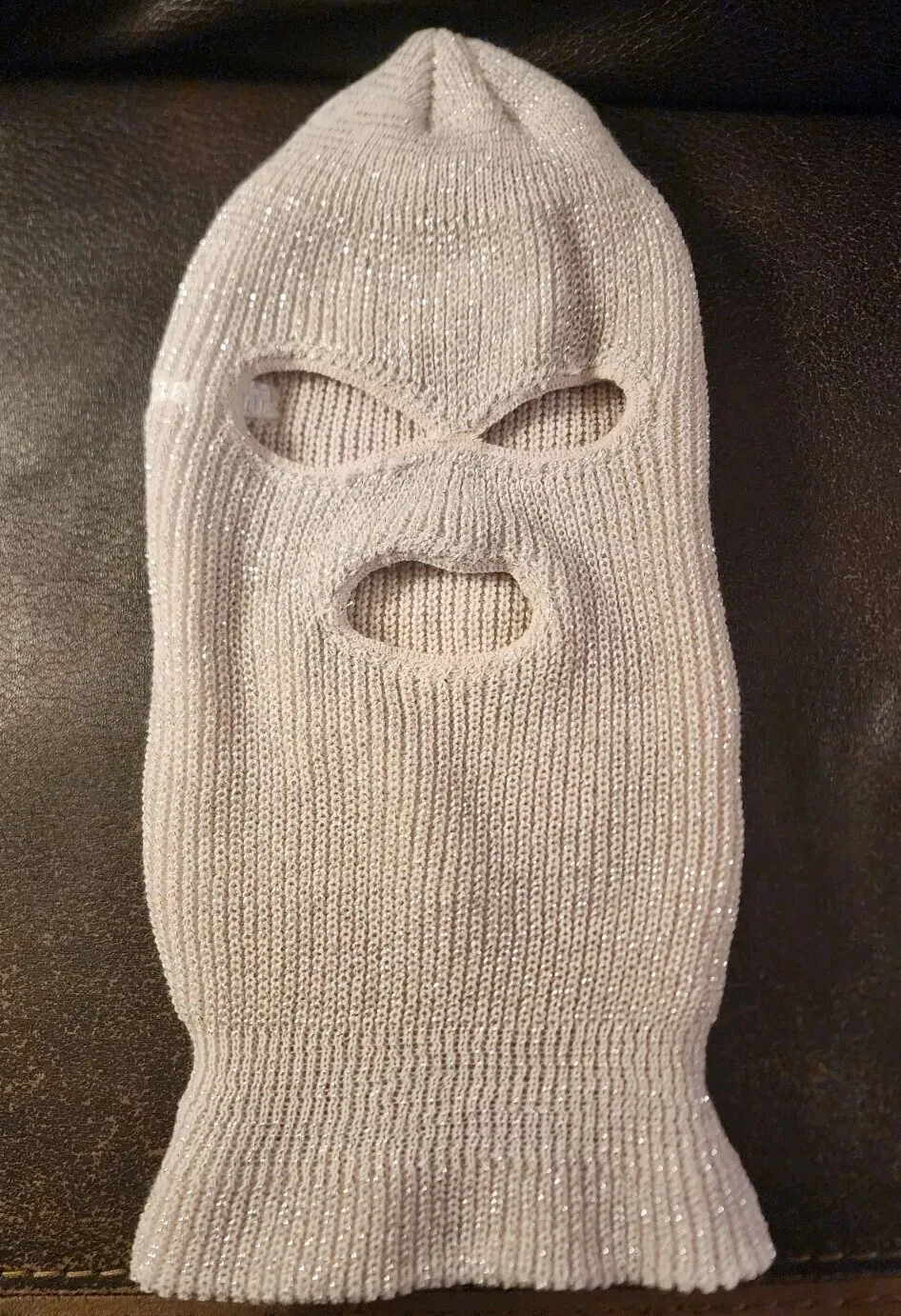 ✅️ AUTHENTIC SUPREME LUREX BALACLAVA MENS NEW TAUPE FACE MASK