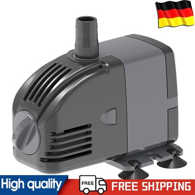 Power Water Pump Filter Fish Tank Fountain Pump Adjustable Transfer Pump 6-60W