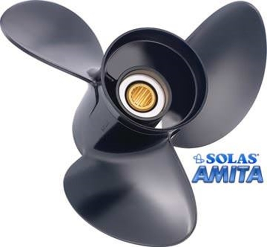 Hélice alu 3 pales Solas 13x19 optimisez le déjaugeage rapide et la vitesse maximale