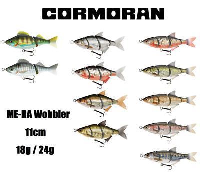 Team Cormoran ME-RA Wobbler 11cm Roach / Shad / Perch 18g / 24g für Hecht Zander
