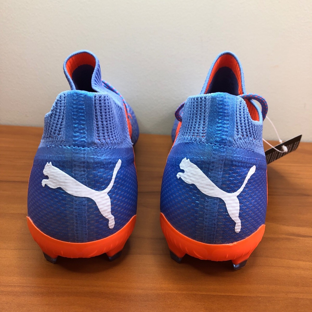 Puma Future Ultimate FG AG Soccer Cleats Blue / Orange 107165-01